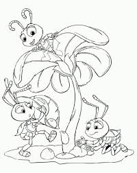 A bug's life is a 1998 american cgi film produced by pixar animation studios and released by walt disney pictures and buena vista distribution in the united states on november 25, 1998. A Bug S Life Coloring Pages Coloring Home