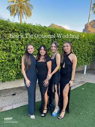 Image result for black tie optional female
