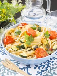 E' un primo piatto invitante e facile nella preparazione con ingredienti semplici da trovare. Ecco La Pasta Zucchine E Pomodorini Servita In Tavola Io L Ho Guarnita Con Ancora Qualche Fogliolina Di Prezzemolo Fresco Pomodorini Zucchine Cibo Etnico