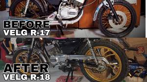 Pelek pelk veleg velg racing motor ring 17 ukuran 120 rossi wm: Rx Spesial Ganti Velg 17 Jadi Velg Lawas 18 Cefiro Youtube