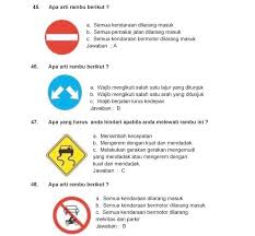 Soal Ujian Sim A Dan Jawabannya Ilmusosial Id