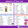 When there is more than one of the three types of adverb together, they usually go in the order: 1