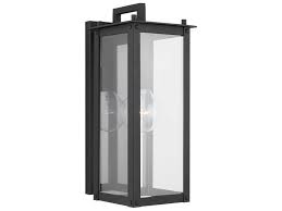 Capital Lighting Hunt Glass Outdoor Wall Light | C2934611BK