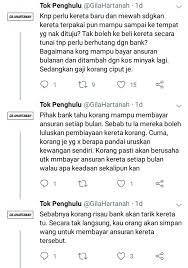 Tip bila gagal bayar pinjaman kereta. Resume Kreatif On Twitter Beli Kereta Cash Atau Hutang Kredit Tok Penghulu