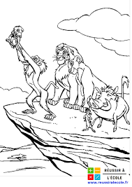 Le roi lion dessin a colorier timon pumba simba. Coloriage Roi Lion Gratuit 20 Images A Imprimer Et A Colorier