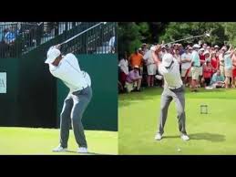 Tiger Woods Golf Swing Front Side View Slow Motion Analysis Driver Ir Woods Golf Golf Swing Golf Clubs