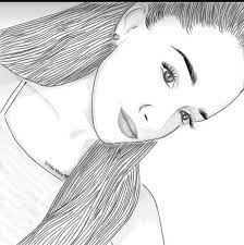 Ariana Grande Outline Drawing Coloriage A Imprimer Coloriage A Imprimer