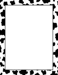 Black And White Kids Border Free Kid Farm Border Yahoo Image Search Results Cow Print Page Borders Cow Border