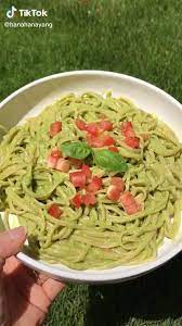 Easy Avocado Pesto Pasta Recipe Food Tiktok Video Diy Food Recipes Health Dinner Recipes Healthy Snacks