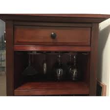 Crate Barrel Wine Storage Cabinet Aptdeco