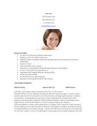 Sample Childcare Resume Nanny Childcare Resume Pdf Easy To Download And Use Pdf Education Templat Babysitter Resume Resume Examples Cover Letter For Resume