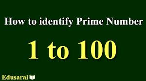 So, it is very easy to eliminate multiples of two or five (because they end in 0,2,4,5,6,or 8) and consider only numbers that end in 1, 3, 7 or 9 (of which there are only. Eratosthenes Seive How To Identify Prime Number Between 1 To 100 Number System Edusaral Youtube