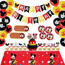 I am very intentional about making my children's birthdays very special. Mickey Mouse Themed Birthday Party Supplies Serves 20 Guests Party 745672884212 Ebay