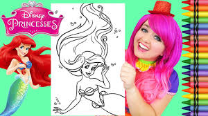 3 results for crayola colouring book 80. Coloring Ariel The Little Mermaid Disney Giant Coloring Page Crayola Crayons Kimmi The Clown Youtube