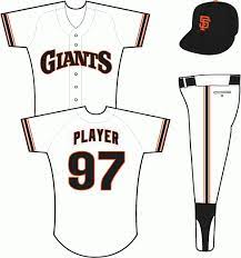 San Francisco Giants Home Uniform San Francisco Giants Astros Houston Astros