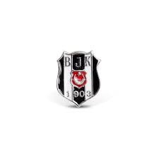 Besi̇ktas until the last drop of our blood.! Besiktas Glass Lined Logo Pin