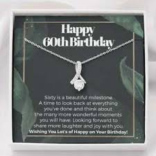 In that spirit, the best 60th birthday gifts should have a perfect balance of sentimentality and fun. Happy 60th Birthday Alluring Necklace Birthday Gift Ideas For Women Ebay