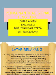 Per mainan teng setar main sekarang. Permainan Tradisional Teng Teng