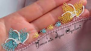 Pudra Yazmaya Cok Gosterisli Igne Oyasi Modeli Anlatimli Yapilisi Pudra Yazma Oya