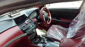 Although aftermarket interior modification parts look nice a custom look is within reach if you are most cars come with black and grey interiors and sometimes navy blue or a slight coloured cord. Honda Accord Modification Car Modification Delhi