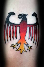 Men of tattoo communities are expected to be heavily tattooed, meaning there are many tattoos which cover multiple parts of the body, and express aggressive or masculine images, such as skulls, zombies, or dragons. 74 Amazing German Tattoo Design With Meanings Ideas And Celebrities Body Art Guru