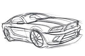 Americanmuscle Com Mustang Parts Mustang Drawing Car Design Sketch Car Drawings