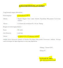 Contoh Surat Keterangan Kerja Guru Kontrak Sekolah Dasar Negeri Maret 2017