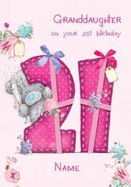If today is your granddaughter birthday and you are searching a best quotes for your grand child then don't hesitate here we grab a awesome collection of birthday messages for your. Me To You Birthday Granddaughter 21 Card Funky Pigeon