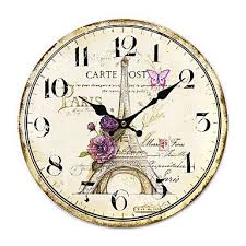 Moderne wanduhren ohne zifferblatt für große wände. Country House Wall Clock 2021 Us 22 99 Vintage Wall Clock Clock Wall Decor Purple Wall Art