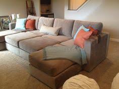 Another Sactional Set Up In Taupe Rhino Padded Velvet For The Parade Of Homes In Wi Lo Modular Living Room Furniture Modern Sofa Sectional Livingroom Layout