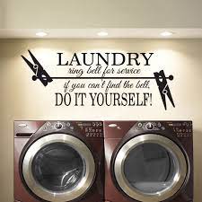 Check spelling or type a new query. Large Laundry Ring Bell For Service Do It Yourself Wall Sticker Laundry Room Wash Room Clothespin Wall Decal Home Vinyl Decor Wall Stickers Aliexpress