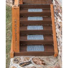 In this particular project, the customer opted for 1 solid traditional stair treads but we can just as easily make the oversized stair treads in the retro style with a 1 bullnose and 3/4 tread body. Tucker Murphy Pet Beaudoin Utility Peel And Stick Stair Tread Reviews Wayfair