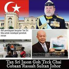 Tan sri khoo teck puat, the financier and hotelier who has died aged 87, was singapore's richest citizen and the largest shareholder in the standard chartered bank. Tan Sri Jason Goh Cuba Rasuah Sultan Viral Media Johor Facebook
