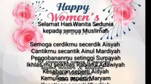 08 agustus = hari ulang tahun asean. Selamat Hari Wanita Sedunia Youtube