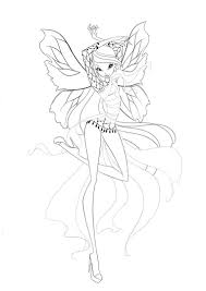 Pin By Megan Johnson On World Of Winx Cartoon Coloring Pages Coloring Pages Fairy Coloring Pages