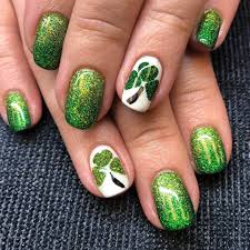 However chicago's st patrick's day parades will not take place for a second year in a row. St Patrick S Day Nail Designs Green Nail Art K4 Fashion
