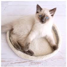 10 Free Crochet Patterns For Your Cat Crochet Cat Bed Cat Bed Pattern Crochet Cat
