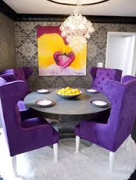 Green Mid Century Modern Dining Room Dining Room Colors Purple Dining Room Dining Room Contemporary