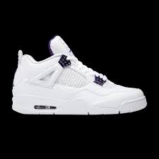 Lookwise, it prefigures some trends that would get big in the 1990s, using molded plastic pieces and plenty of mesh. Air Jordan 4 Retro Purple Metallic Air Jordan Ct8527 115 Goat