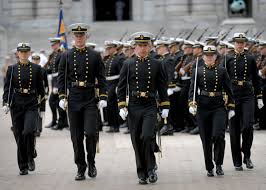 United States Naval Academy Bancroft Hall Us Navy 110413 N Oa833 002 U S Naval Academy Midshipman March Through