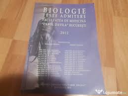 În ceea ce priveşte repartizarea cifrei de şcolarizare pe facultăţi pentru admiterea în anul universitar 2019 2020 aceasta creionează pentru specializarea medicină un număr de 360 de credite pentru o durată de 6. Biologie Teste De Admitere Facultatea De Medicina Carol D 159 Lei Lajumate Ro