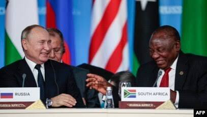 Ramaphosa, Putin Discuss Ukraine