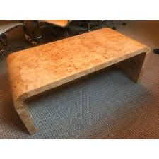 California burl wood coffee tables make. Burlwood Waterfall Coffee Table Chairish