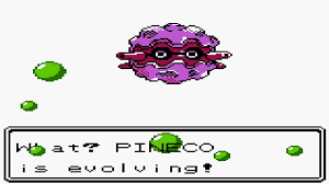 Pineco Evolves Into Forretress In Pokemon Crystal