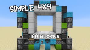 Building a secret room for your. Small 4x4 Piston Door For Minecraft 1 16 Easy To Build Youtube