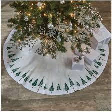 Burlap has never looked better. Tree Skirts