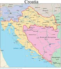 A static croatia map, showing the main towns and cities, islands and other points of interest in the country as well as details of the twenty counties. Croatia Map Vector Free File Download Now