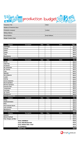 Use this budget worksheet to get control of your monthly living expenses. 33 Free Film Budget Templates Excel Word á… Templatelab