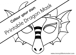 You will need a pdf reader to view these files. Chinese Dragon Mask A Fun Printable Dragon Craft Messy Little Monster