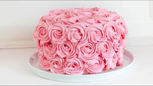 Dekorieren sie kuchen mit spritzbeutel. Rosentorte Mit Erdbeeren Und Himbeeren Buttercreme Rosen Torte Rezept Youtube